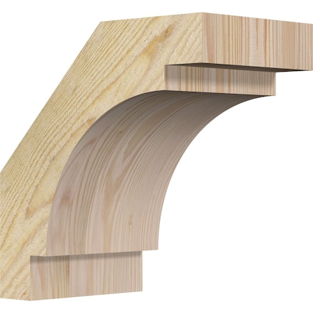 Ekena Millwork 6"W x 10"D x 10"H Merced Rough Sawn Knee Brace, Douglas Fir BRC06X10X10MRC00RDF